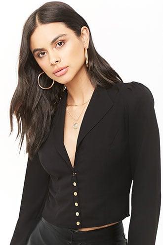 Forever21 Button Front Blazer