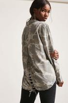 Forever21 Vintage Havana Camo Shirt