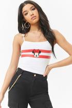 Forever21 Minnie Mouse Patch Crop Cami