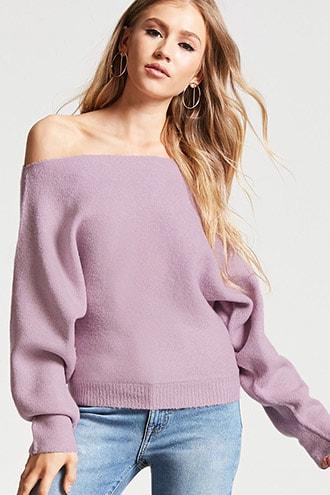 Forever21 Knit Off-the-shoulder Sweater