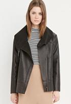 Forever21 Faux Shearling-lined Jacket