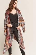 Forever21 Asymmetrical Ornate Open-front Jacket