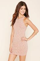 Forever21 Women's  Marled Knit Ribbed Dress