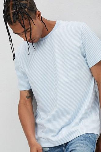 Forever21 Horizontal Pinstriped Tee