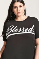 Forever21 Plus Size Blessed Graphic Tee