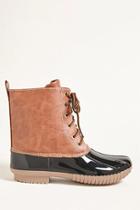 Forever21 Yoki Mid-shaft Duck Boots