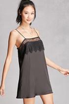 Forever21 Eyelash Lace Cami Slip Dress