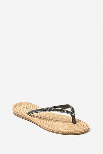 Forever21 Faux Gem Thong Flip-flops