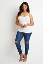 Forever21 Plus V-neck Knit Cami