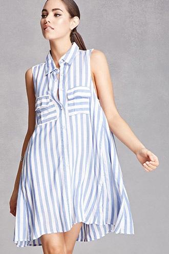 Forever21 Twelve Striped Swing Dress