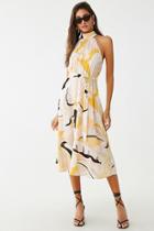 Forever21 Abstract Midi Dress