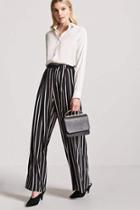 Forever21 High-waist Stripe Palazzo Pants