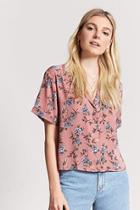 Forever21 Floral Button-front Shirt