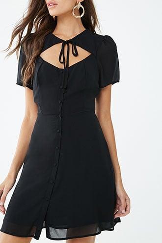 Forever21 Cutout Button-down Dress