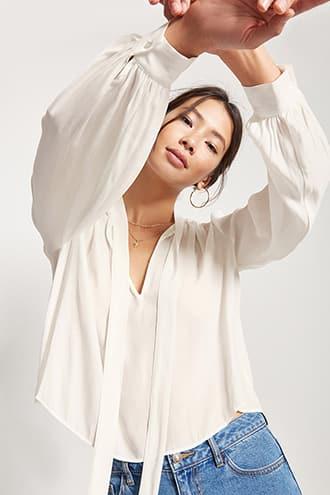 Forever21 Self-tie Cutout Top