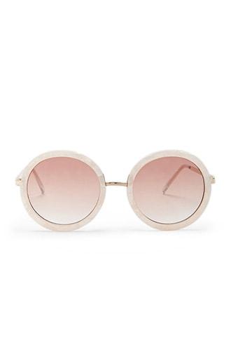 Forever21 Marble Oval Sunglasses
