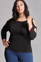 Forever21 Plus Size Perch Cutout Top