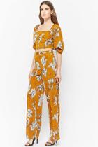 Forever21 Floral Wide-leg Pant