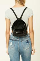 Forever21 Faux Fur Mini Backpack
