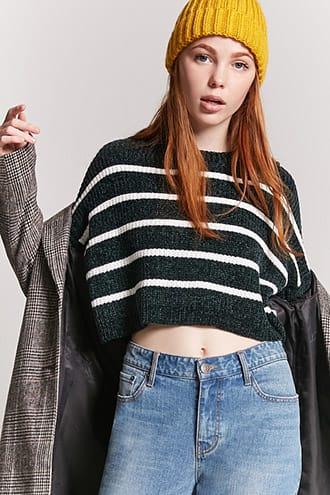 Forever21 Chenille Striped Sweater