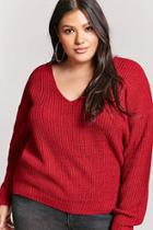 Forever21 Plus Size Vented Ribbed Sweater
