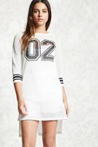 Forever21 Varsity 02 Graphic Mesh Dress