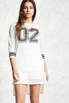 Forever21 Varsity 02 Graphic Mesh Dress