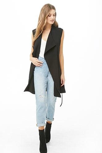 Forever21 Longline Pocket Vest