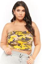 Forever21 Plus Size Camo Tube Top