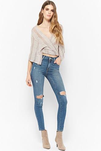 Forever21 Levis 721 High-rise Skinny Jeans