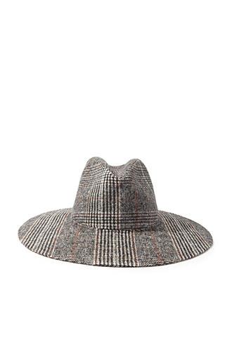 Forever21 Wide-brim Plaid Fedora