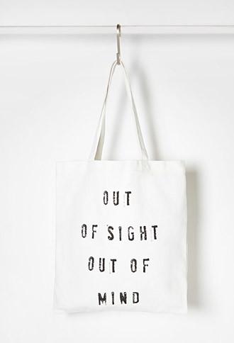 Forever21 Out Of Sight Graphic Tote