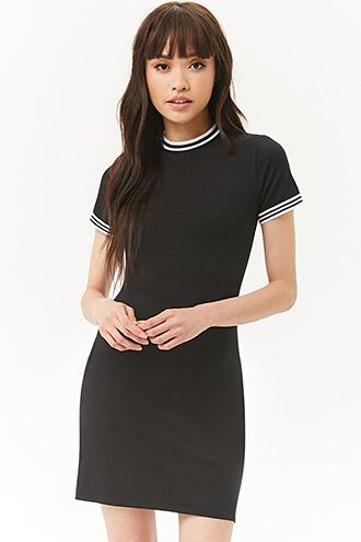 Forever21 Contrast Stripe Tee Dress