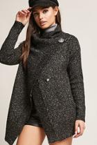 Forever21 Marled Knit Draped Sweater