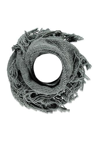 Forever21 Fringe Marled Triangle Scarf