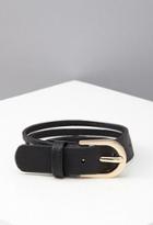 Forever21 Faux Leather Buckle Bracelet