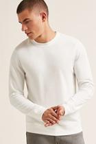 Forever21 Ribbed Knit Crew Neck Tee