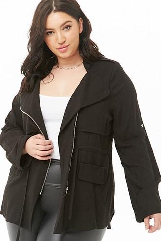 Forever21 Plus Size Draped Jacket