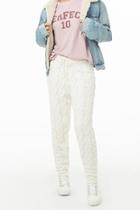 Forever21 Cable Knit Ankle Pants