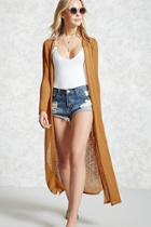 Forever21 Open-front Duster Cardigan