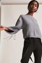 Forever21 Gathered Flare Sleeve Sweater