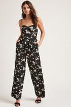 Forever21 Floral Sweetheart Jumpsuit