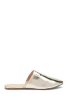 Forever21 Metallic Faux Leather Mules