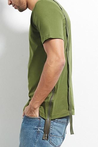 Forever21 Cross Colours Utility Strap Tee