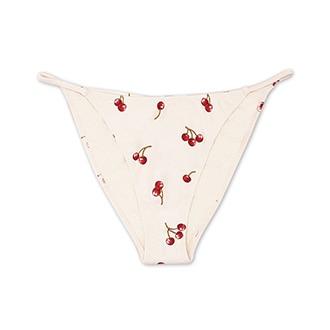 Forever21 Cherry Print Low-rise Bikini Bottoms
