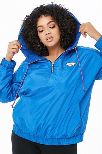 Forever21 Plus Size Tokyo Graphic Anorak