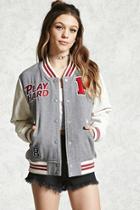 Forever21 Play Hard Varsity Jacket