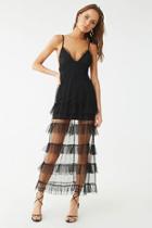 Forever21 Tulle Tiered Maxi Dress