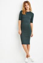Love21 Women's  Contemporary Ribbed Knit Bodycon Dress
