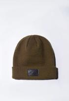 21 Men Men's  Intd Foldover Beanie (olive)